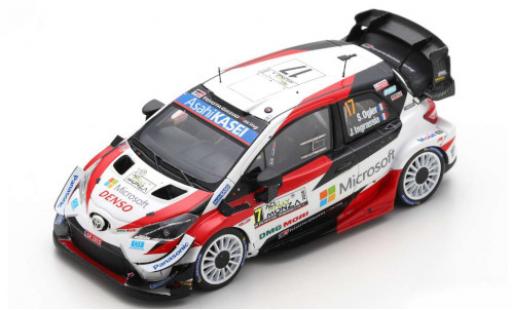 Coche miniatura Toyota Yaris 1/43 Spark WRC No.17 Microsoft Rallye WM Rally Monza 2020 S.Ogier/J.Ingrassia Toyota Yaris 1/43 Spark WRC No.17 Microsoft Rallye WM Rally Monza 2020 S.Ogier/J.Ingrassia coche miniatura