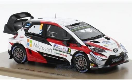 Toyota Yaris 1/43 Spark WRC No.8 Gazoo Racing Rallye WM Rallye Argentinien 2018 O.Tänak/M.Järveoja coche miniatura