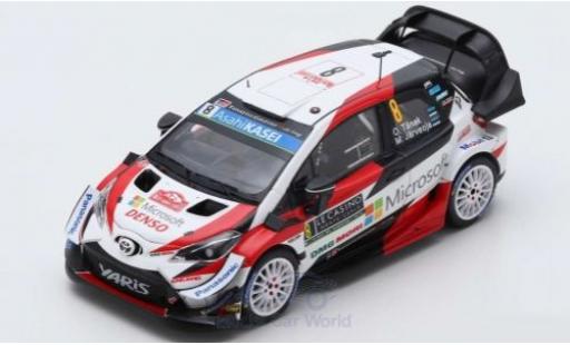 Toyota Yaris 1/43 Spark WRC No.8 Gazoo Racing WRT Rallye WM Rally Monte Carlo 2019 O.Tänak/M.Järveoja coche miniatura