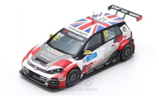 Volkswagen Golf 1/43 Spark GTI TCR No.12 Sebastien Loeb Racing WTCR Nürburgring 2019 R.Huff coche miniatura