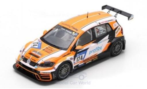 Volkswagen Golf 1/43 Spark GTI TCR No.174 Mathilda Racing 24h Nürburgring 2017 M.Paatz/J.Kocsis/C.BH Kang/K.Kluge coche miniatura