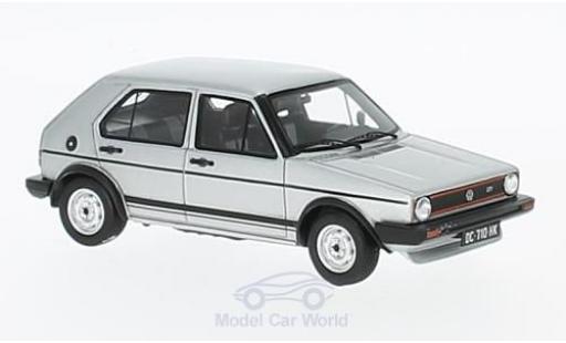 Coche miniatura Volkswagen Golf V 1/43 Spark I GTI gris 1982 Volkswagen Golf V 1/43 Spark I GTI gris 1982 coche miniatura