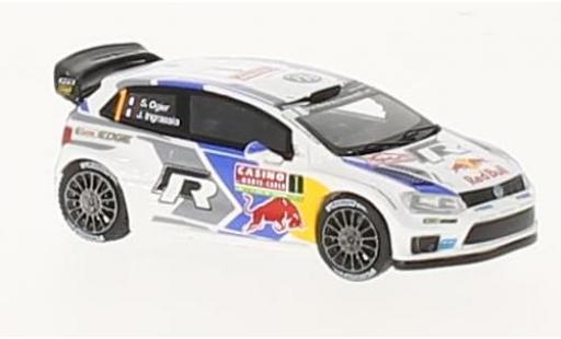 Coche miniatura Volkswagen Polo 1/87 Spark R WRC No.1 Motorsport Red Bull Rallye WM Rallye Monte Carlo 2014 S.Ogier/J.Ingrassia Volkswagen Polo 1/87 Spark R WRC No.1 Motorsport Red Bull Rallye WM Rallye Monte Carlo 2014 S.Ogier/J.Ingrassia coche miniatura