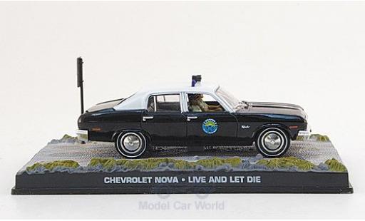 Coche miniatura Chevrolet Nova 1/43 SpecialC negro/blanco James Bond 007 1973 Police Leben und sterben lassen ohne Vitrine Chevrolet Nova 1/43 SpecialC negro/blanco James Bond 007 1973 Police Leben und sterben lassen ohne Vitrine coche miniatura