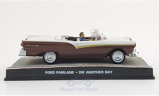 Coche miniatura Ford Fairlane 1/43 SpecialC Cabriolet marron/blanco James Bond 007 2002 Stirb an einen anderen Tag ohne Vitrine Ford Fairlane 1/43 SpecialC Cabriolet marron/blanco James Bond 007 2002 Stirb an einen anderen Tag ohne Vitrine coche miniatura