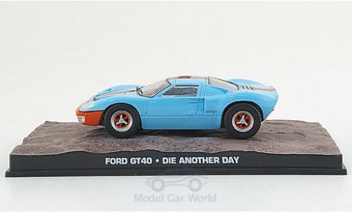 Coche miniatura Ford GT40 1/43 SpecialC GT 40 azul/naranja James Bond 007 2002 Stirb an einen anderen Tag ohne Vitrine Ford GT40 1/43 SpecialC GT 40 azul/naranja James Bond 007 2002 Stirb an einen anderen Tag ohne Vitrine coche miniatura