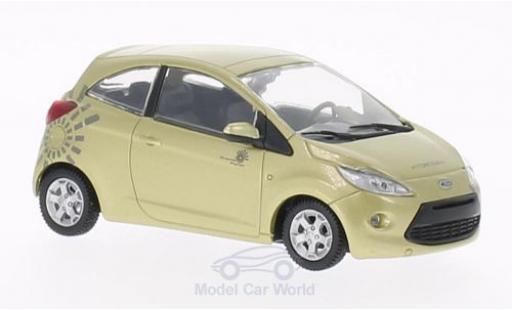 Ford Ka 1/43 SpecialC gold James Bond 007 2008 Ein Quantum Trost ohne Vitrine coche miniatura