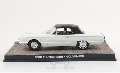 Ford Thunderbird 1/43 SpecialC m. Figuren blanco James Bond 007 1964 Goldfinger ohne Vitrine coche miniatura