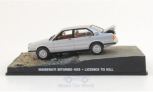 Maserati Biturbo 1/43 SpecialC 425 gris James Bond 007 1989 Lizenz zum Töten ohne Vitrine coche miniatura