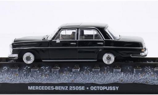 Mercedes 250 1/43 SpecialC SE (W108) negro James Bond 007 Octopussy ohne Vitrine coche miniatura