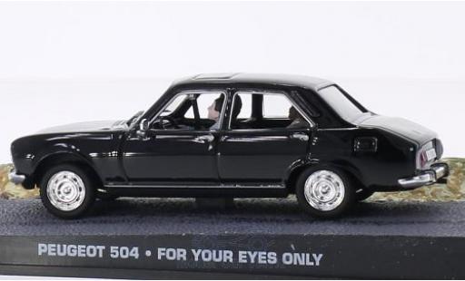 Coche miniatura Peugeot 504 1/43 SpecialC negro James Bond 007 In tödlicher Mission ohne Vitrine Peugeot 504 1/43 SpecialC negro James Bond 007 In tödlicher Mission ohne Vitrine coche miniatura