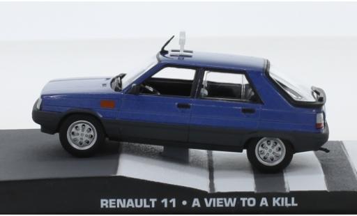 Coche miniatura Renault 11 1/43 SpecialC metalico azul James Bond 007 A View To A Kill ohne Vitrine Renault 11 1/43 SpecialC metalico azul James Bond 007 A View To A Kill ohne Vitrine coche miniatura