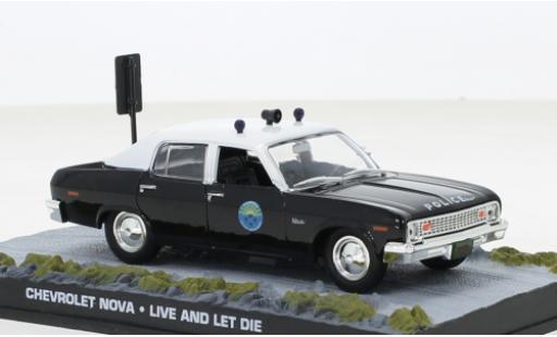 Coche miniatura Chevrolet Nova 1/43 SpecialC negro/blanco James Bond 007 1973 Chevrolet Nova 1/43 SpecialC negro/blanco James Bond 007 1973 coche miniatura