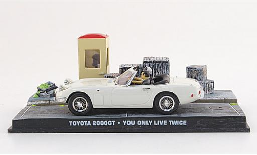 Coche miniatura Toyota 2000 GT 1/43 SpecialC Cabriolet blanco James Bond 007 1967 Man lebt nur zweimal ohne Vitrine Toyota 2000 GT 1/43 SpecialC Cabriolet blanco James Bond 007 1967 Man lebt nur zweimal ohne Vitrine coche miniatura
