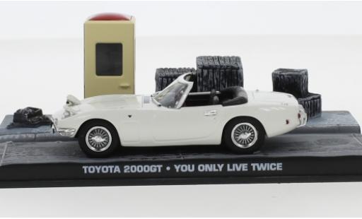 Coche miniatura Toyota 2000 GT 1/43 SpecialC Cabriolet blanco RHD James Bond 007 1967 Man lebt nur zweimal sans figurines Toyota 2000 GT 1/43 SpecialC Cabriolet blanco RHD James Bond 007 1967 Man lebt nur zweimal sans figurines coche miniatura