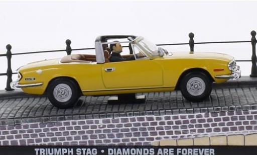 Triumph Stag 1/43 SpecialC amarillo RHD James Bond 007 Diamantenfieber ohne Vitrine coche miniatura