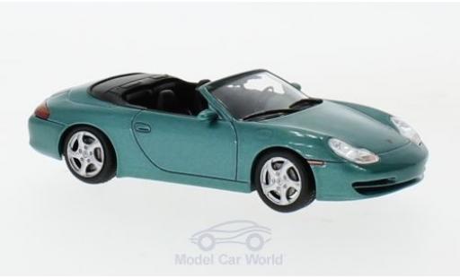 Coche miniatura Porsche 996 SC 1/43 SpecialC 911 Carrera Cabriolet metalico verde 1999 911 Collection Porsche 996 SC 1/43 SpecialC 911 Carrera Cabriolet metalico verde 1999 911 Collection coche miniatura