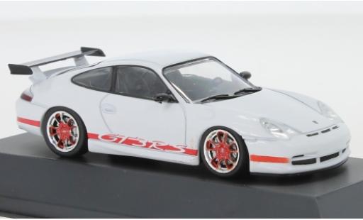 Coche miniatura Porsche 996 GT3 RS 1/43 SpecialC 911 GT3 RS () blanco/rojo 2003 911 Collection Porsche 996 GT3 RS 1/43 SpecialC 911 GT3 RS () blanco/rojo 2003 911 Collection coche miniatura