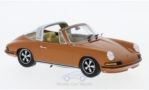 Porsche 911 Targa 1/43 SpecialC Targa naranja 1973 Collection coche miniatura