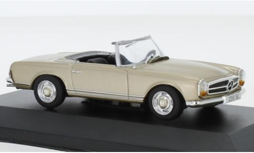Coche miniatura Mercedes 230 1/43 SpecialC SL metalico beige 1963 ohne Vitrine Mercedes 230 1/43 SpecialC SL metalico beige 1963 ohne Vitrine coche miniatura