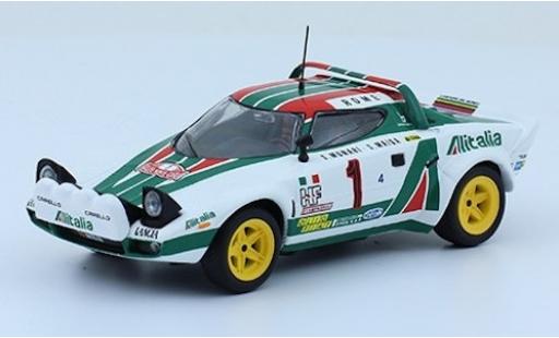 Coche miniatura Lancia Stratos 1/43 SpecialC HF No.1 Alitalia Rallye WM Rallye Monte Carlo 1977 S.Munari/S.Maiga ohne Vitrine Lancia Stratos 1/43 SpecialC HF No.1 Alitalia Rallye WM Rallye Monte Carlo 1977 S.Munari/S.Maiga ohne Vitrine coche miniatura