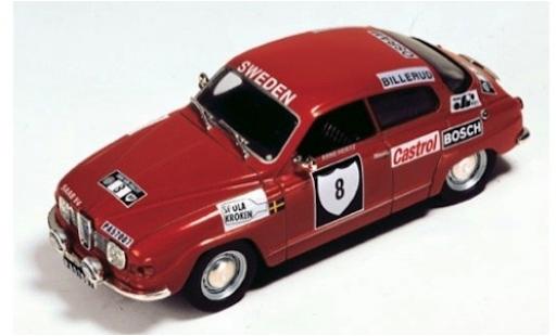 Coche miniatura Saab 96 1/43 SpecialC V4 No.8 Rallye Schweden 1972 S.Blomqvist/A.Hertz ohne Vitrine Saab 96 1/43 SpecialC V4 No.8 Rallye Schweden 1972 S.Blomqvist/A.Hertz ohne Vitrine coche miniatura