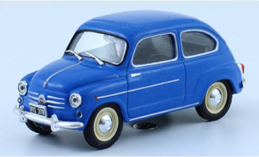 Coche miniatura Fiat 600 1/43 SpecialC D azul 1962 Fiat 600 1/43 SpecialC D azul 1962 coche miniatura