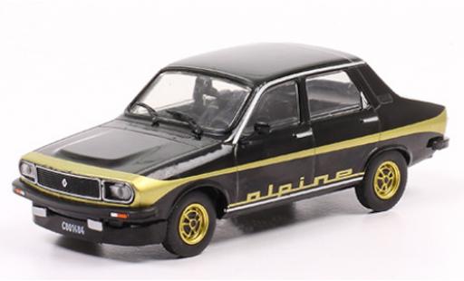 Renault 12 1/43 SpecialC Alpine negro/gold 1978 coche miniatura