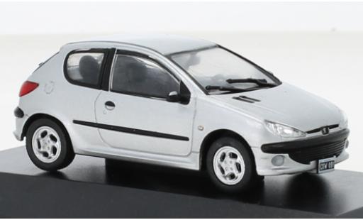Coche miniatura Peugeot 206 1/43 SpecialC XS gris 1999 Peugeot 206 1/43 SpecialC XS gris 1999 coche miniatura