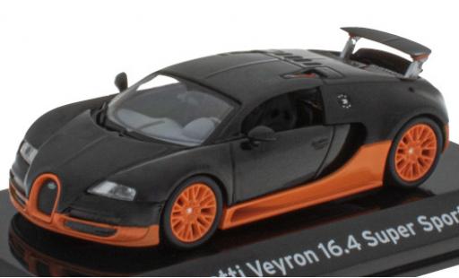 Bugatti Veyron 1/43 SpecialC 16.4 Super Sport negro/naranja 2010 coche miniatura