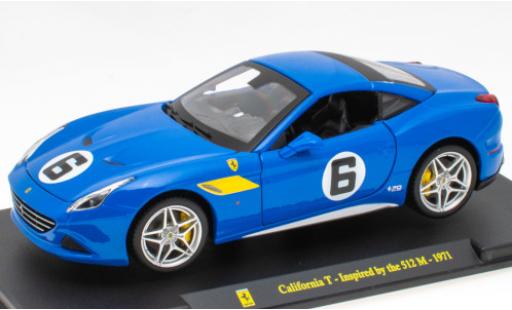 Ferrari California 1/24 SpecialC T azul/Dekor Inspired by the 512 M (1971) No.6 coche miniatura