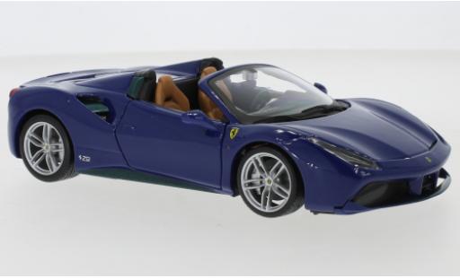 Ferrari 488 1/24 SpecialC SpecialC.-124 Spider azul coche miniatura