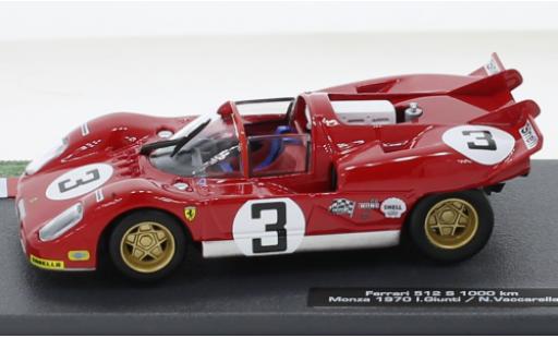 Coche miniatura Ferrari 512 1/43 SpecialC S RHD No.3 1000km Monza 1970 Ferrari 512 1/43 SpecialC S RHD No.3 1000km Monza 1970 coche miniatura