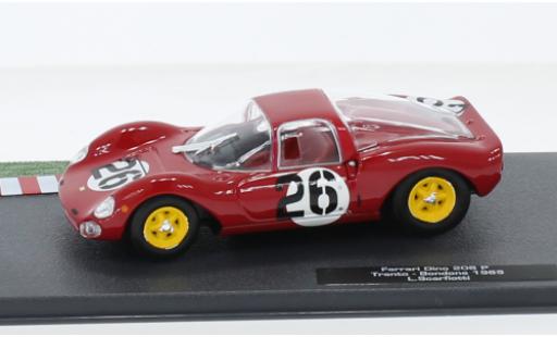 Coche miniatura Ferrari Dino 1/43 SpecialC .-125 206 P RHD No.26 Trento-Bordone 1965 Ferrari Dino 1/43 SpecialC .-125 206 P RHD No.26 Trento-Bordone 1965 coche miniatura