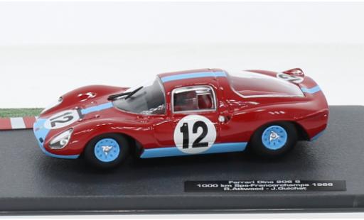 Coche miniatura Ferrari Dino 1/43 SpecialC .-125 206 S RHD No.12 1000 Km Spa Francorchamps 1966 Ferrari Dino 1/43 SpecialC .-125 206 S RHD No.12 1000 Km Spa Francorchamps 1966 coche miniatura