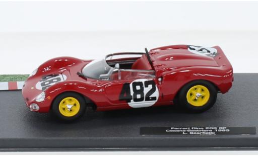 Coche miniatura Ferrari Dino 1/43 SpecialC .-125 206 SP RHD No.482 Cesana Sestriere 1965 Ferrari Dino 1/43 SpecialC .-125 206 SP RHD No.482 Cesana Sestriere 1965 coche miniatura