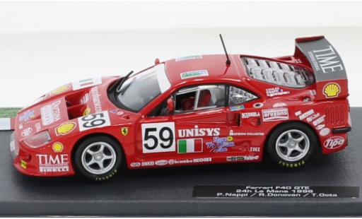 Coche miniatura Ferrari F40 1/43 SpecialC GTE No.59 24h Le Mans 1996 Ferrari F40 1/43 SpecialC GTE No.59 24h Le Mans 1996 coche miniatura