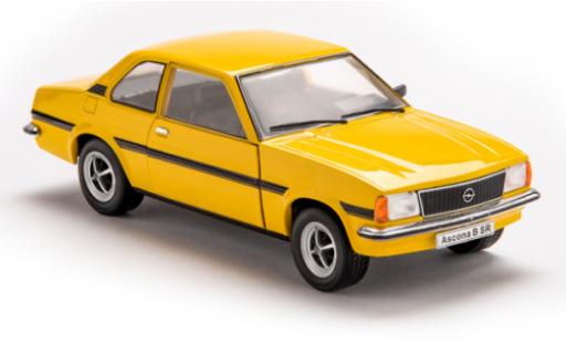 Coche miniatura Opel Ascona 1/24 SpecialC B 1.6 SR amarillo 1975 Opel Ascona 1/24 SpecialC B 1.6 SR amarillo 1975 coche miniatura