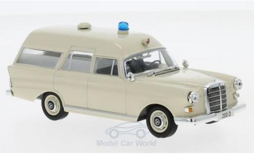 Mercedes 200 1/43 SpecialC D Binz Ambulanz (W108) 1965 ohne Vitrine coche miniatura