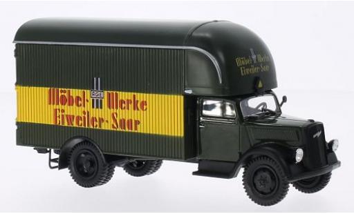 Opel Blitz 1/43 SpecialC Möbel-Werke Eiweiler Saar 1949 sans Vitrine coche miniatura