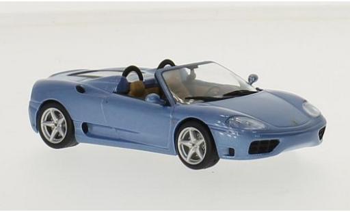 Coche miniatura Ferrari 360 1/43 SpecialC Spider metalico azul sans Vitrine Ferrari 360 1/43 SpecialC Spider metalico azul sans Vitrine coche miniatura