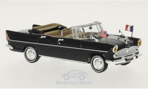 Coche miniatura Simca Chambord 1/43 SpecialC V-8 Presidentielle negro Charles de Gaulle 1961 ohne Vitrine Simca Chambord 1/43 SpecialC V-8 Presidentielle negro Charles de Gaulle 1961 ohne Vitrine coche miniatura