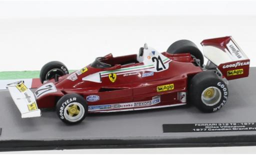 Ferrari 312 1/43 SpecialC T2 No.21 Formel 1 GP Kanada 1977 coche miniatura
