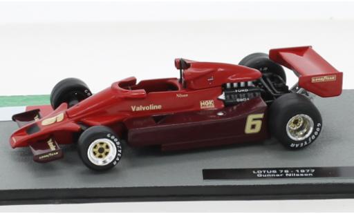 Lotus 78 1/43 SpecialC No.6 Formel 1 1977 coche miniatura