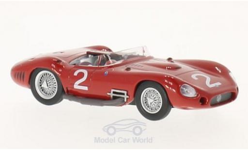 Maserati 450 1/43 SpecialC S No.2 GP Venezuela 1957 J.Behra/S.Moss/H.Sc ohne Vitrine coche miniatura