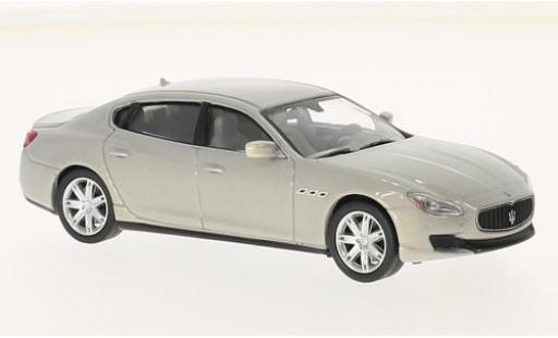 Coche miniatura Maserati Quattroporte 1/43 SpecialC GTS metalico gris sans Vitrine Maserati Quattroporte 1/43 SpecialC GTS metalico gris sans Vitrine coche miniatura