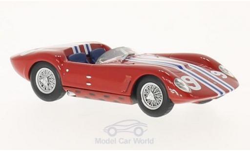 Coche miniatura Maserati Tipo 1/43 SpecialC 61 No.9 Birdcage-Drogo GT Trophy 1963 L.Casner ohne Vitrine Maserati Tipo 1/43 SpecialC 61 No.9 Birdcage-Drogo GT Trophy 1963 L.Casner ohne Vitrine coche miniatura