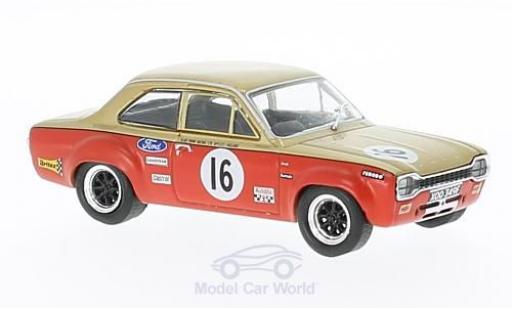 Ford Escort 1/43 SpecialC MK1 Twin Cam RHD No.16 Alan Mann Racing BTCC 1968 F.Gardner ohne Vitrine coche miniatura