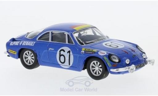 Coche miniatura Alpine A110 1/18 SpecialC Renault No.61 24h Le Mans 1968 J.Bourdon/M.Nussbaumer ohne Vitrine Alpine A110 1/18 SpecialC Renault No.61 24h Le Mans 1968 J.Bourdon/M.Nussbaumer ohne Vitrine coche miniatura