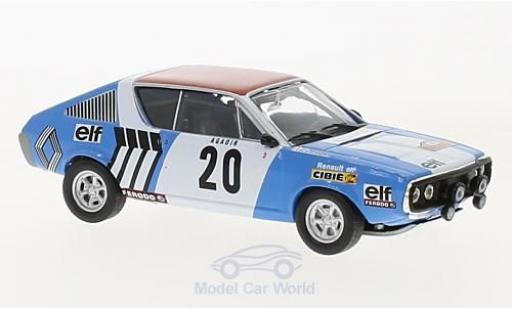 Coche miniatura Renault 17 1/43 SpecialC Gordini No.20 Rallye WM Rallye Monte Carlo 1975 J.F.Piot/J.De Alexandris ohne Vitrine Renault 17 1/43 SpecialC Gordini No.20 Rallye WM Rallye Monte Carlo 1975 J.F.Piot/J.De Alexandris ohne Vitrine coche miniatura
